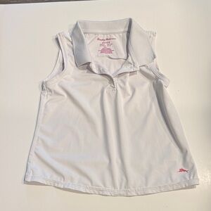 Like New Tommy Bahama Active White Sleeveless Kids Polo